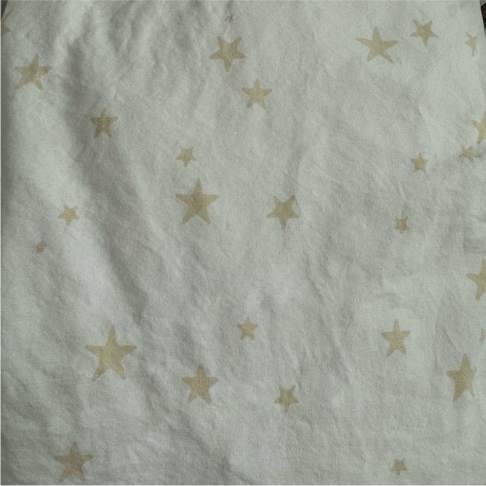 Two cotton Pottery Barn Kids crib sheets